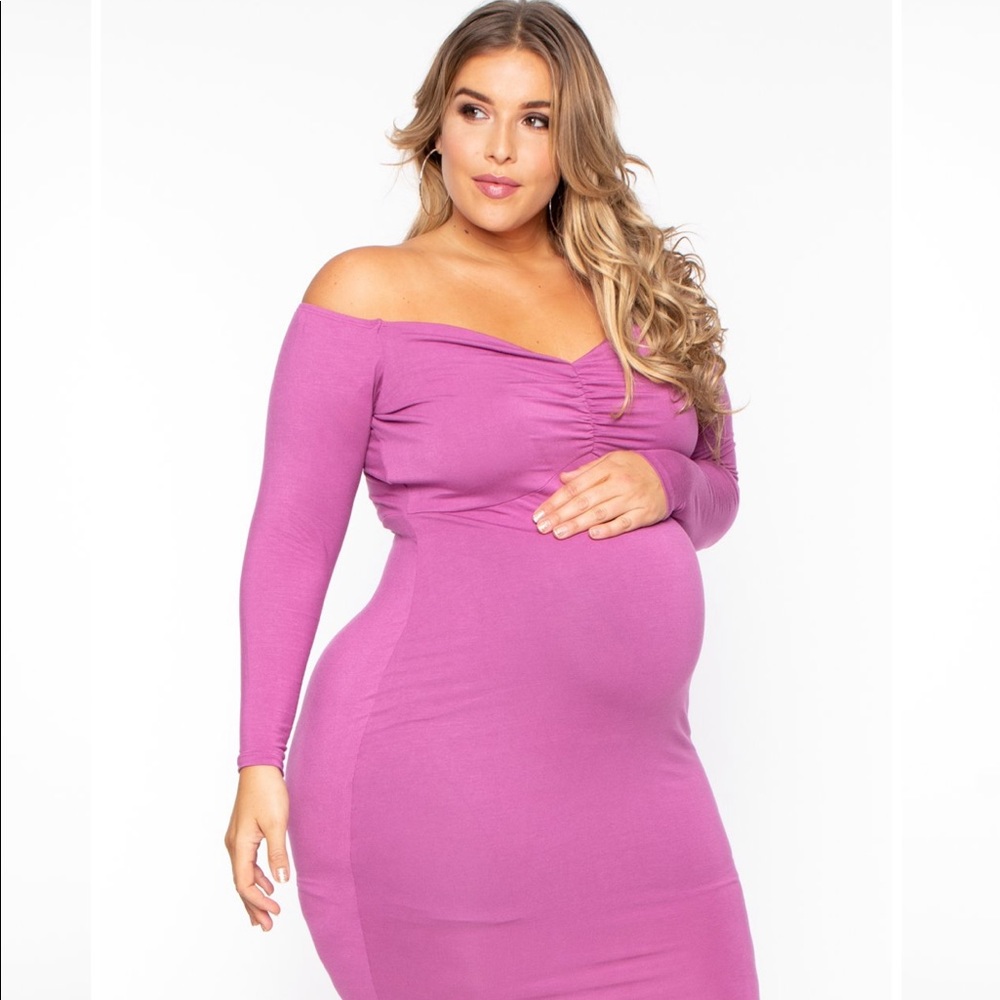 Maternity plus bodycon MILENA dress